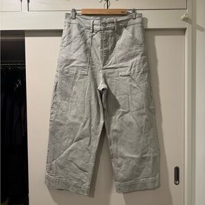 Joe's Jeans Light Gray Wide Leg Pants